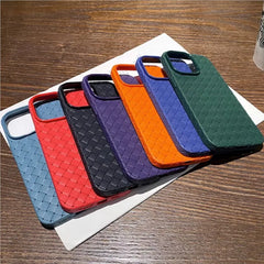 Breathable Mesh Grid Woven Cooling Thin Case For iPhone | Soft Silicone Cover