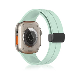 Unisex Magnetic Buckle Silicone Sport Band for Apple Watch
