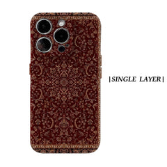 Red Persian Carpet Phone Case for iPhone