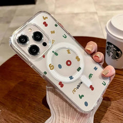 Flower Magnetic Magsafe Phone Case For iPhone