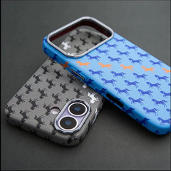 Galloping Horse Carbon Fiber Phone Case for iPhone