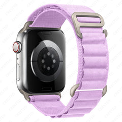 Rugged Nylon Alpine Loop Sport Band for Apple Watch | Breathable G-Hook Strap Bracelet