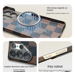 Kevlar Aramid Fiber Phone Case For Samsung Galaxy
