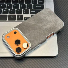 Jeans Fabric Soft Plating Phone Case for iPhone