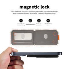 Leather Magnetic Card Holder For iPhone | MagSafe Wallet