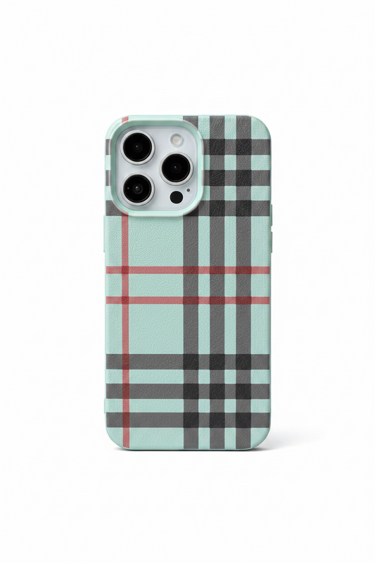 Vintage Designer Plaid Checkered iPhone Case | Aesthetic Patterned Phone  Cover