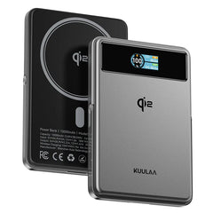 Kuulaa Qi2 Magsafe Power Bank 10000mah | 15W Magnetic Charging | 20W Wired Charge