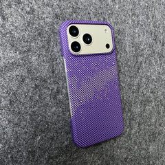 Kevlar Carbon Fiber Pattern Phone Case for iPhone