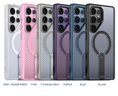 Heat Dissipation Folding Stand Magnetic Phone Case For Samsung Galaxy