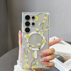Multicolor Flower Case for Samsung Galaxy | Transparent Cover