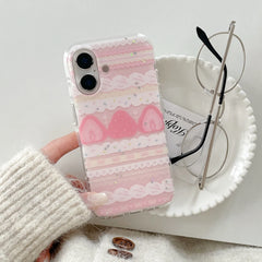 Cute Girly Strawberry Shockproof Protective Phone Case for iPhone