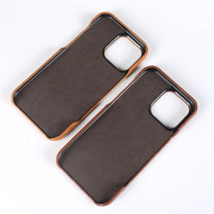 Genuine Leather with Card Slot Case For iPhone | Aesthetic Vintage Phone Back Cover