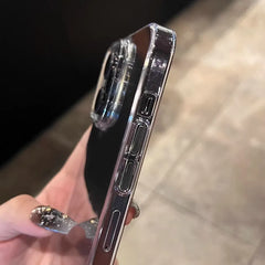 Ultra-Thin Transparent Hard Glass Case For iPhone
