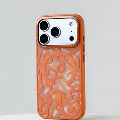 Frosted Graffiti MagSafe Case For iPhone