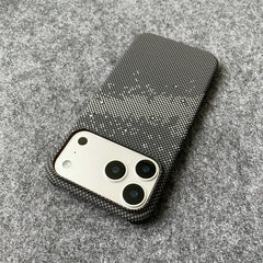 Kevlar Carbon Fiber Pattern Phone Case for iPhone
