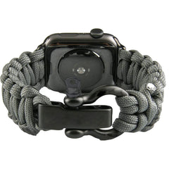 Rugged Paracord Sport Strap for Apple Watch  | Heavy-Duty Survival Nylon Bracelet Band