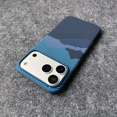 Kevlar Carbon Fiber Pattern Phone Case for iPhone