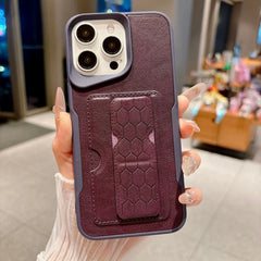 Business Leather Texture with Card Holder Slot and Stand Phone Case For iPhone