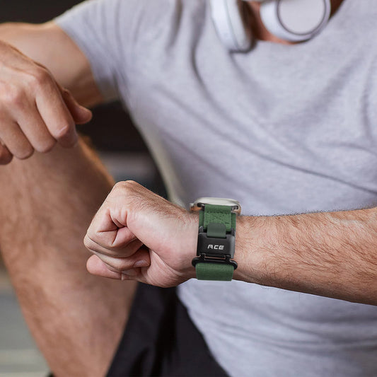 Rugged Magnetic Buckle Nylon Band for Apple Watch