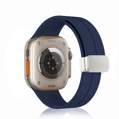 Unisex Magnetic Buckle Silicone Sport Band for Apple Watch