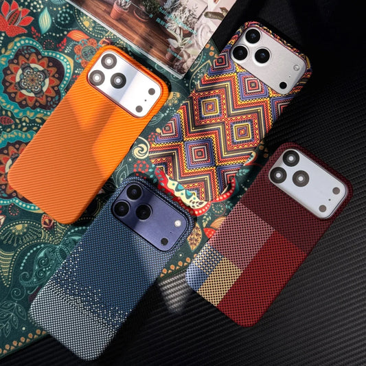Kevlar Carbon Fiber Texture Phone Case for iPhone