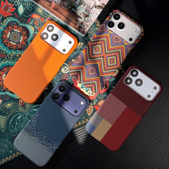 Kevlar Carbon Fiber Texture Phone Case for iPhone