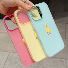 Yellow Duck Jelly Phone Case For iPhone