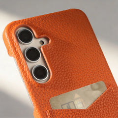 Premium Leather Case for Samsung Galaxy | Card Slot Wallet Protective Cover
