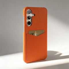 Premium Leather Case for Samsung Galaxy | Card Slot Wallet Protective Cover