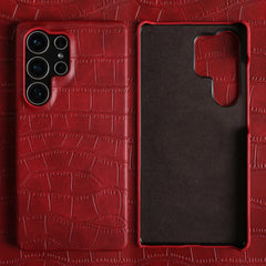 Crocodile Pattern Leather Phone Case for Samsung Galaxy