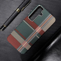 Carbon Fiber Phone Case for Samsung Galaxy | Magnetic case with Metal lens frame