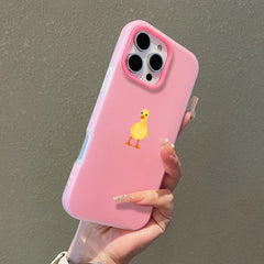 Yellow Duck Jelly Phone Case For iPhone
