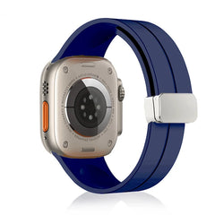 Unisex Magnetic Buckle Silicone Sport Band for Apple Watch