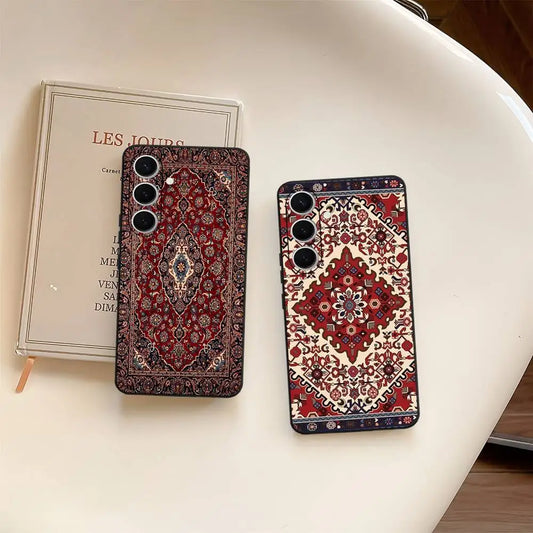 Vintage Persian Rug Pattern Phone Case for Samsung