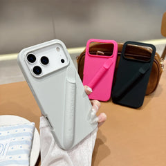 Silicone Phone Case with Hidden Compartment For iPhone