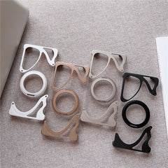 Minimalist Aluminum Metal Bumper MagSafe Case For Samsung Galaxy | 360° Ring Stand Clear Phone Cover