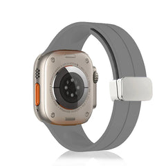Unisex Magnetic Buckle Silicone Sport Band for Apple Watch