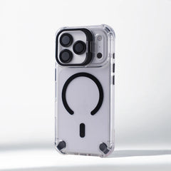 Clear MagSafe Case For iPhone | Folding Ring Kickstand | Corner Bumpers | Transparent Phone Cover
