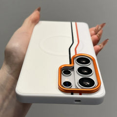 Sport Racing MagSafe Case with Camera Guard Phone Case for Samsung Galaxy