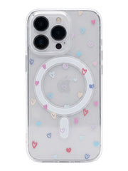 Transparent Flower MagSafe Phone Case For iPhone