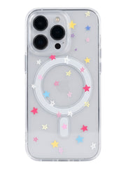 Transparent Flower MagSafe Phone Case For iPhone