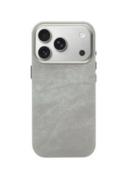 Canvas Texture Fabric MagSafe Case for iPhone | Metallic Camera Trim | Premium Cloth Phone Cover