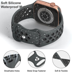 Silicone Watch Strap For Apple Watch | Sports Rubber Band