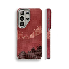 Slim Carbon Fiber Texture Magnetic Case for Samsung