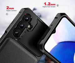 Leather Phone Case For Samsung Galaxy | Wallet Case with Card Holder Slot Phone Cover