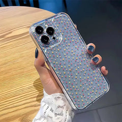 Floral Pattern Protective Cover for iPhone | Transparent Soft Cover