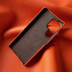 Lychee Grain Genuine Leather Case For Samsung Galaxy