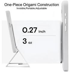 Magnetic Phone Tripod Stand for iPhone | 2-in-1 MagSafe Invisible Selfie Stick | Shockproof Adjustable Angle Extension Pole