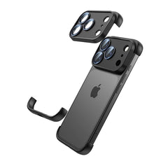 Frameless Bumper Case with Integrated Camera Lens Protector | Minimalist Corner Guard For iPhone