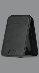 PU Leather Magnetic Card Holder With Stand | Credit Card Pocket | Magsafe Card Holder